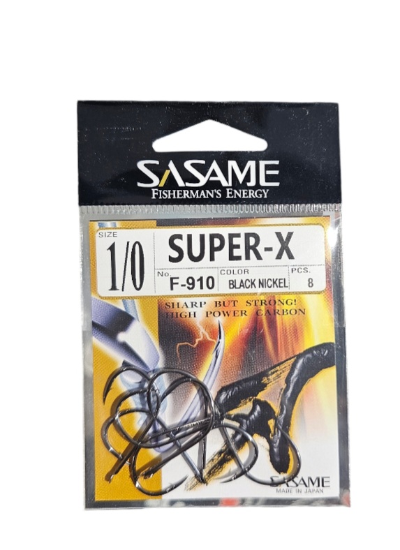 Hameçons sasame Super-X 1/0 8pcs