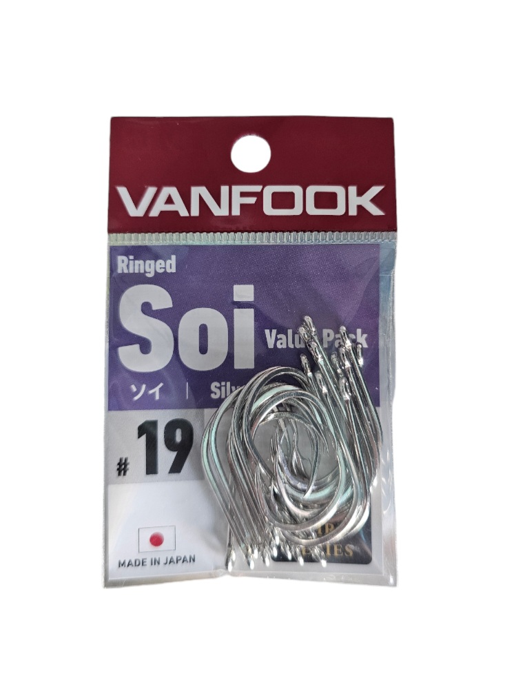 Hamecons vanfook 20pcs ringed soi sz19