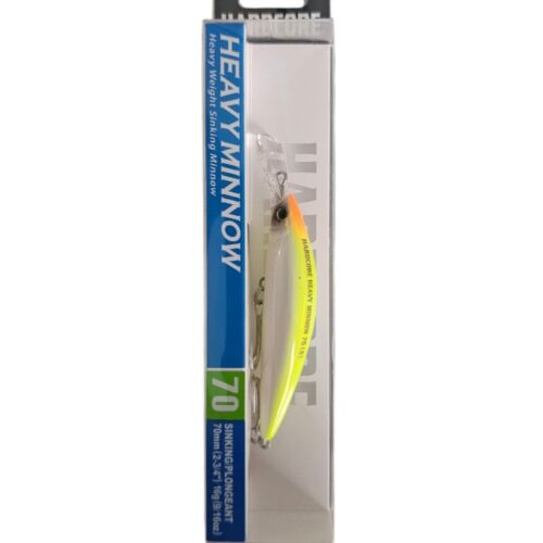 Leure hardcore heavy minnow 70mm