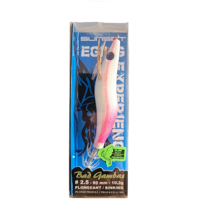 Turlutte sunset bad gambas 2.5 PINK