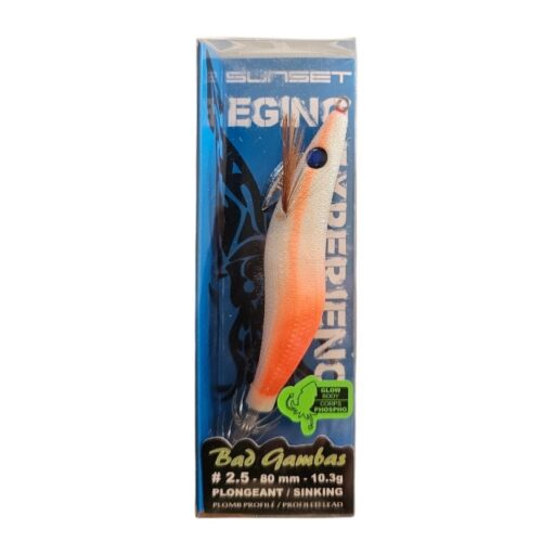 Turlutte sunset bad gambas 2.5 ORANGE