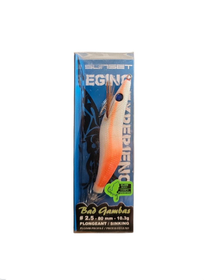 Turlutte sunset bad gambas 2.5 ORANGE