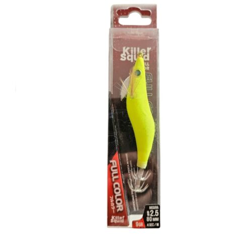 jatsui turlutte killer squid 2.5 yellow