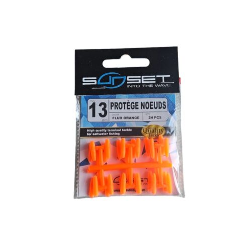Protége nœuds sunset sz13 fluo orange 24pcs