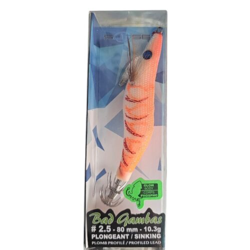 Turlutte sunset bad gambas 80mm 10.3gr