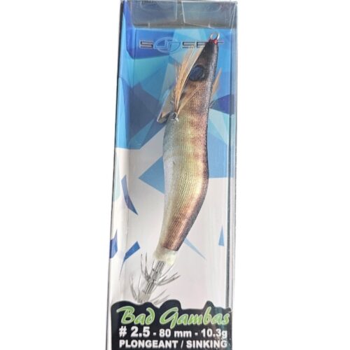 Turlutte sunset bad gambas 80mm 10.3gr RL01