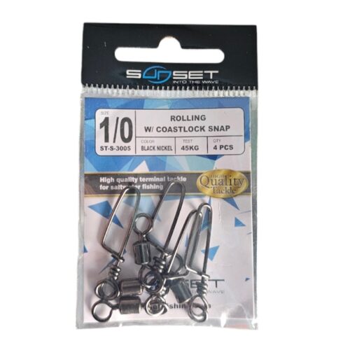 Emerillon sunset rolling sz1/0 45kg 4pcs