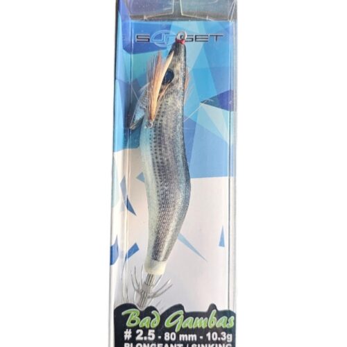 Turlutte sunset bad gambas 80mm 10.3gr RL 02