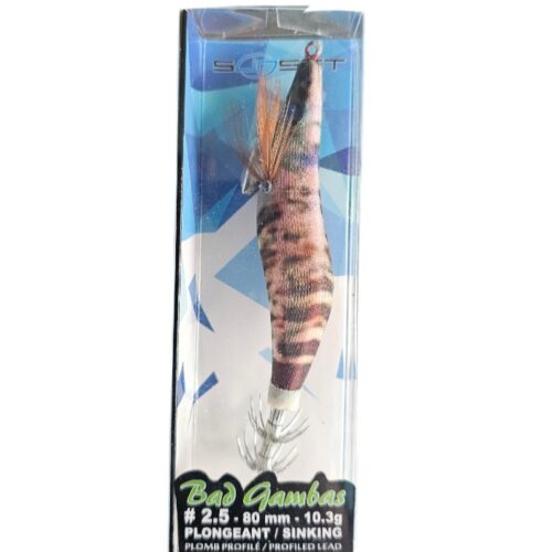 Turlutte sunset bad gambas 80mm 10.3gr RL03