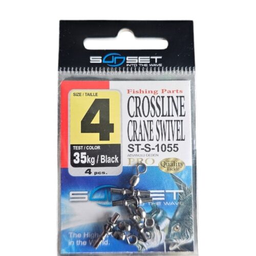 Emerillon Rotatif Mer Sunset Crossline Crane Swivel St-S-1055 SZ1 35KG 4PCS