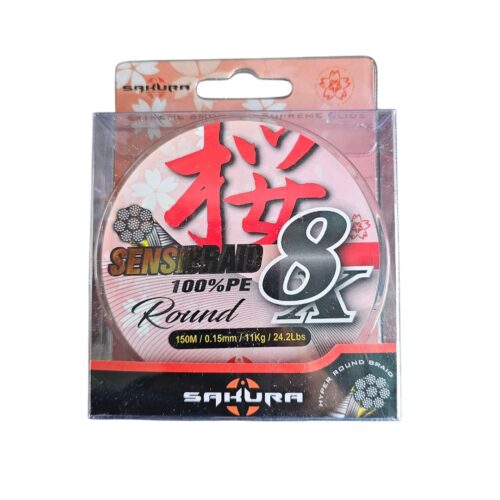 Tresse Sakura Sensibraid 8 Vert - 150M 0.15mm