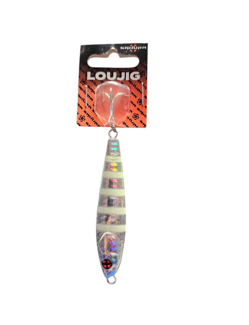 Leurre SAKURA Loujig 40gr 75mm zebra glow