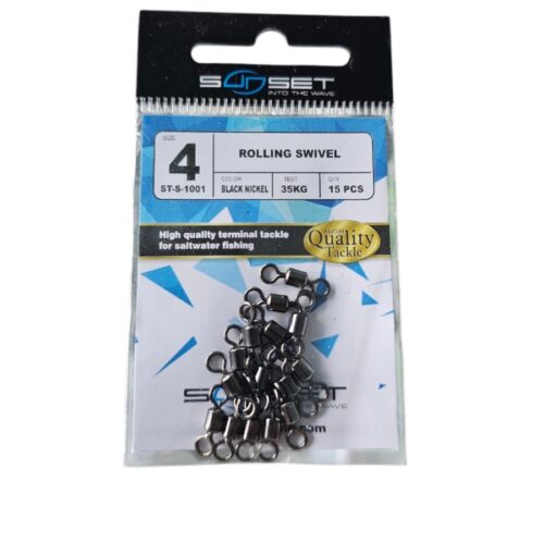 Emerillon sunset Rolling swivel sz4 35kg 15pcs