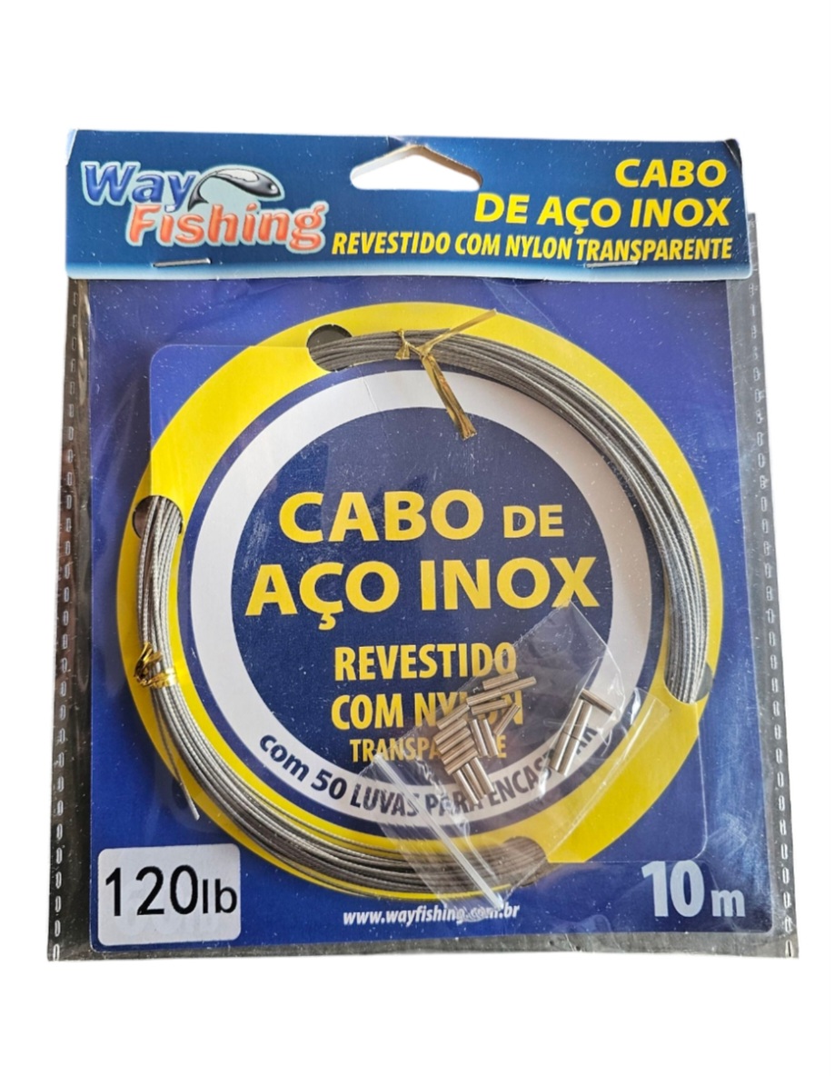 Câble en acier inoxydable de 120lb 10 mètre