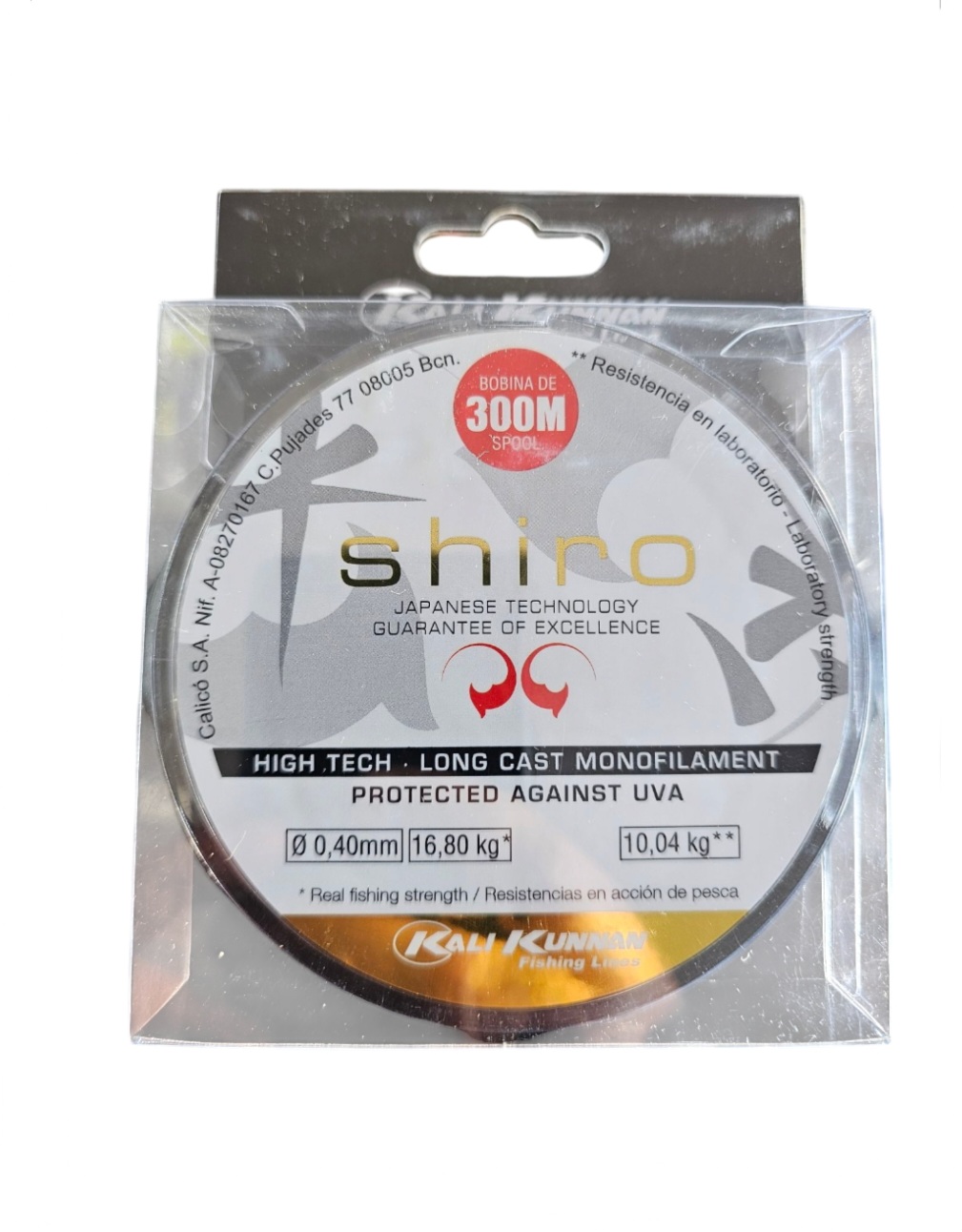 Fil kali shiro 0.40mm 300m 10.04kg