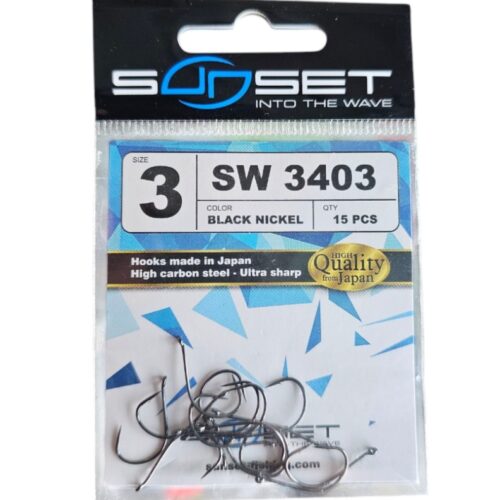 Hameçon sunset N3 SW3403 15pcs