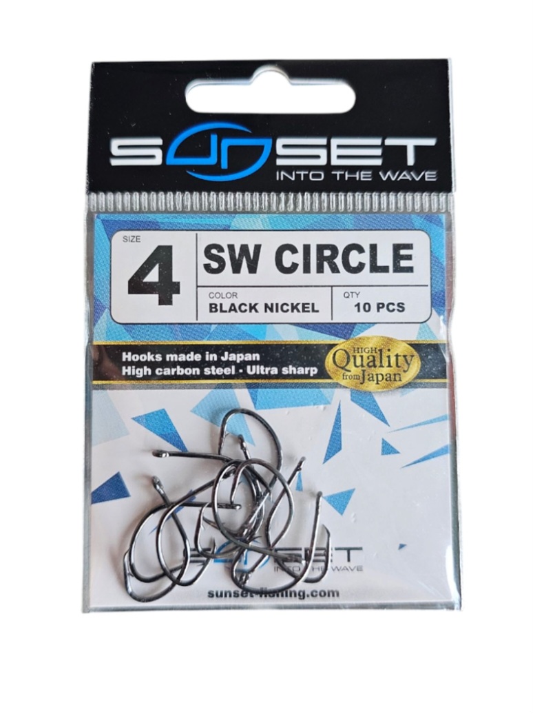 Hameçon sunset N4 SW CIRCLE 10pcs