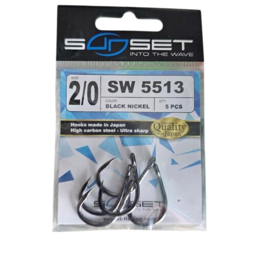 Hamecons sunset 2/0 SW5513 5pcs