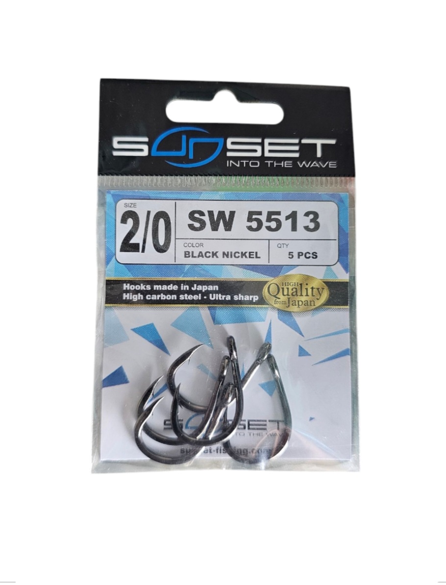 Hamecons sunset 2/0 SW5513 5pcs