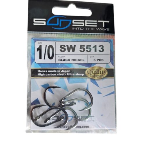 Hamecons sunset 1/0 SW5513 6pcs