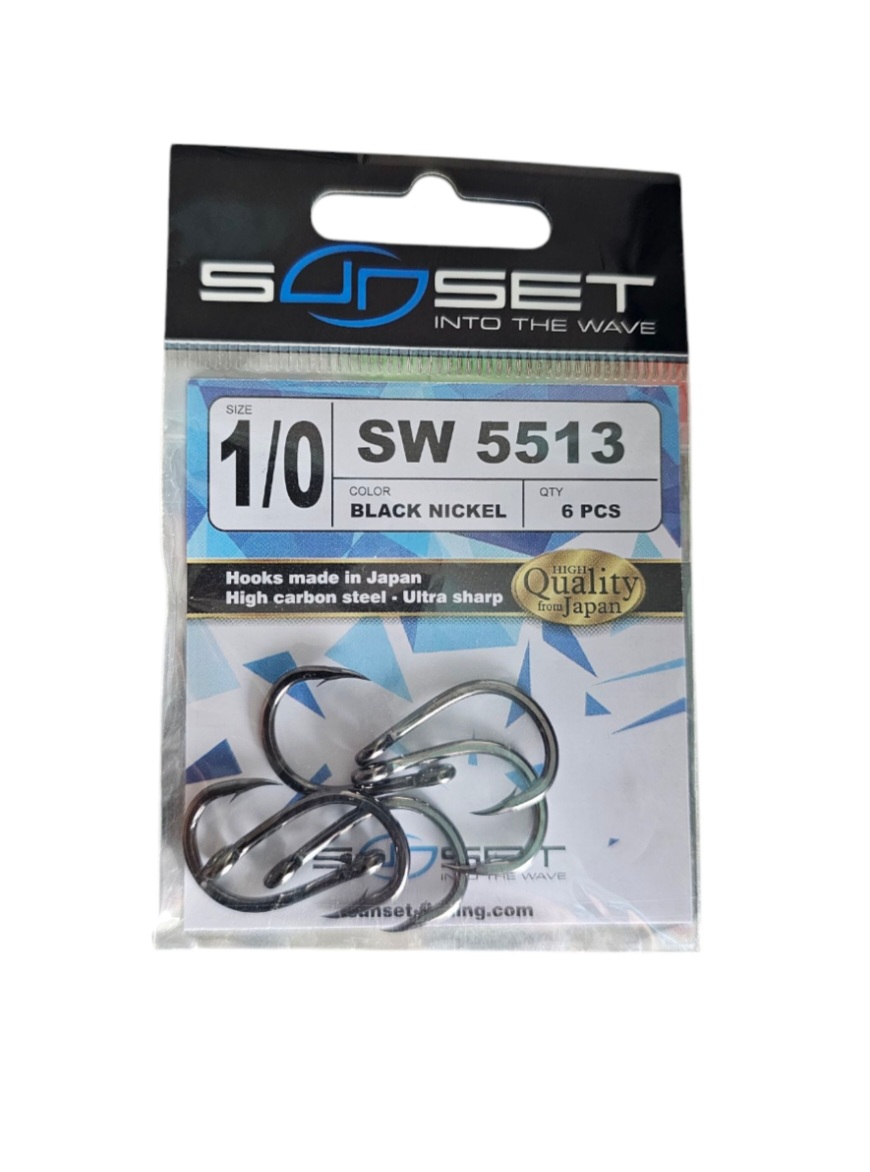 Hamecons sunset 1/0 SW5513 6pcs