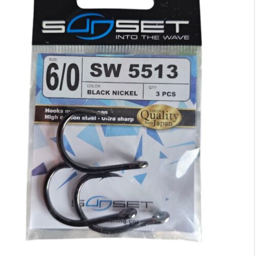 Hamecons sunset 6/0 SW5513 3pcs