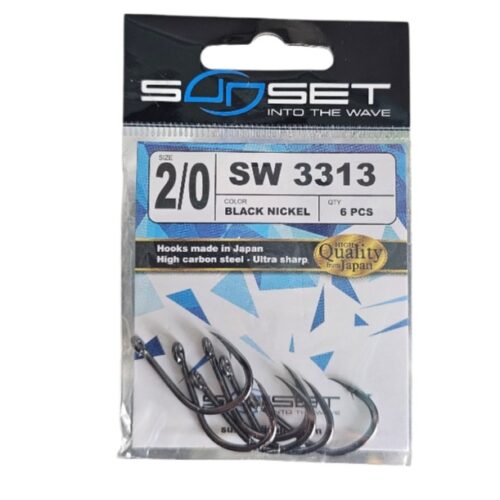 Hamecons sunset 2/0 SW3313 6pcs