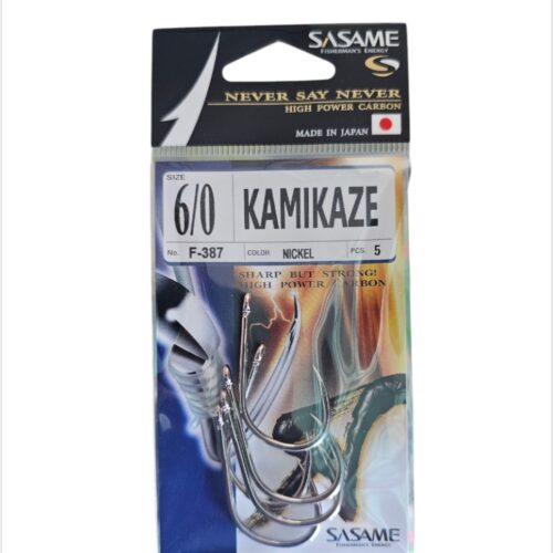 Hameçons sasame kamikaze 6/0 5pcs nickels