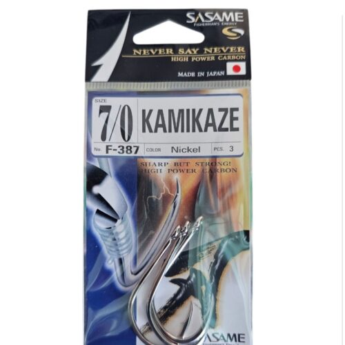 Hamecons sasame kamikaze 7/0 3pcs nickel