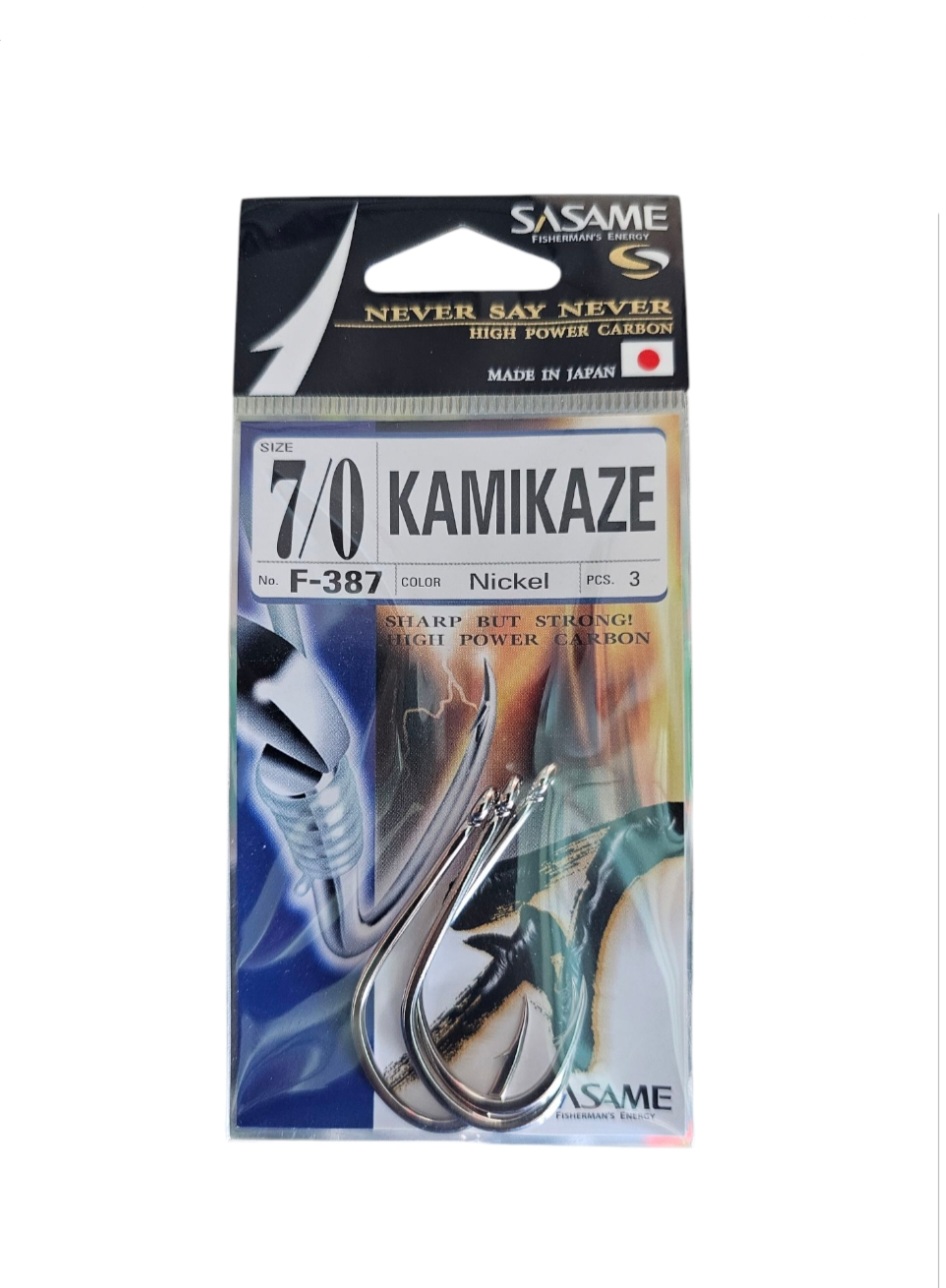 Hamecons sasame kamikaze 7/0 3pcs nickel