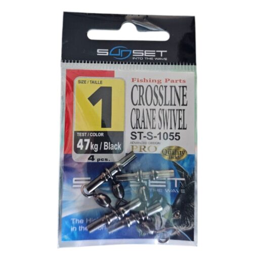 Emerillon Rotatif Mer Sunset Crossline Crane Swivel St-S-1055 SZ1 47KG 4PCS