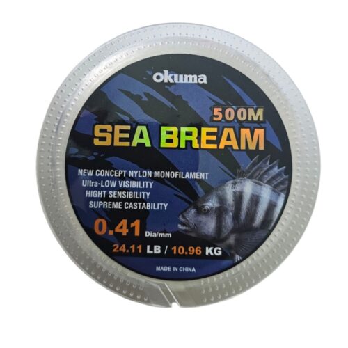 Nylon Okuma 0.41mmSea Bream 500 m Monofilament Line