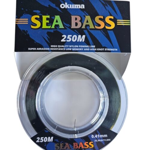 Okuma sea bass 0.41mm 250m verte 11.5kg