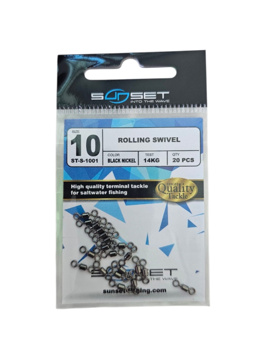 Emerillon sunset Rolling swivel sz10 14kg 20pcs