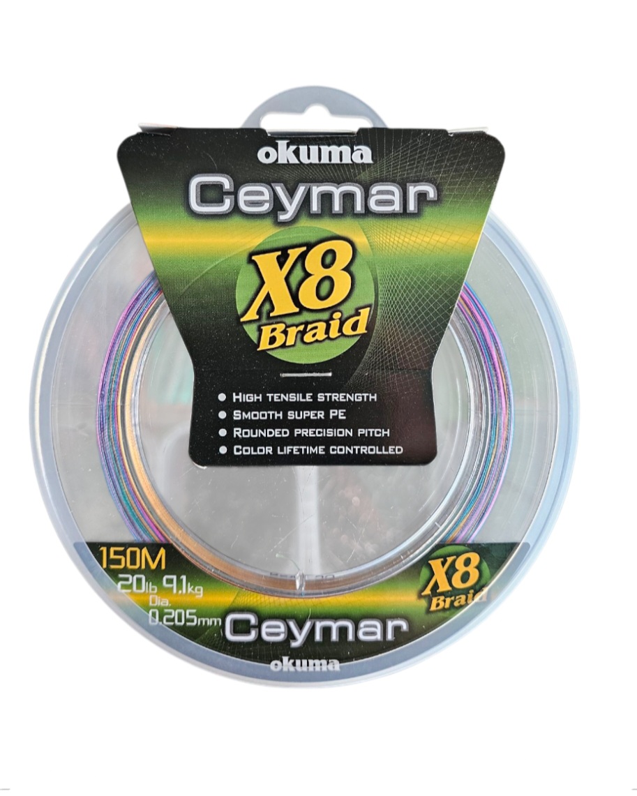 Fil tresse ceymar 0.205mm 150m okuma x8 9.100kg