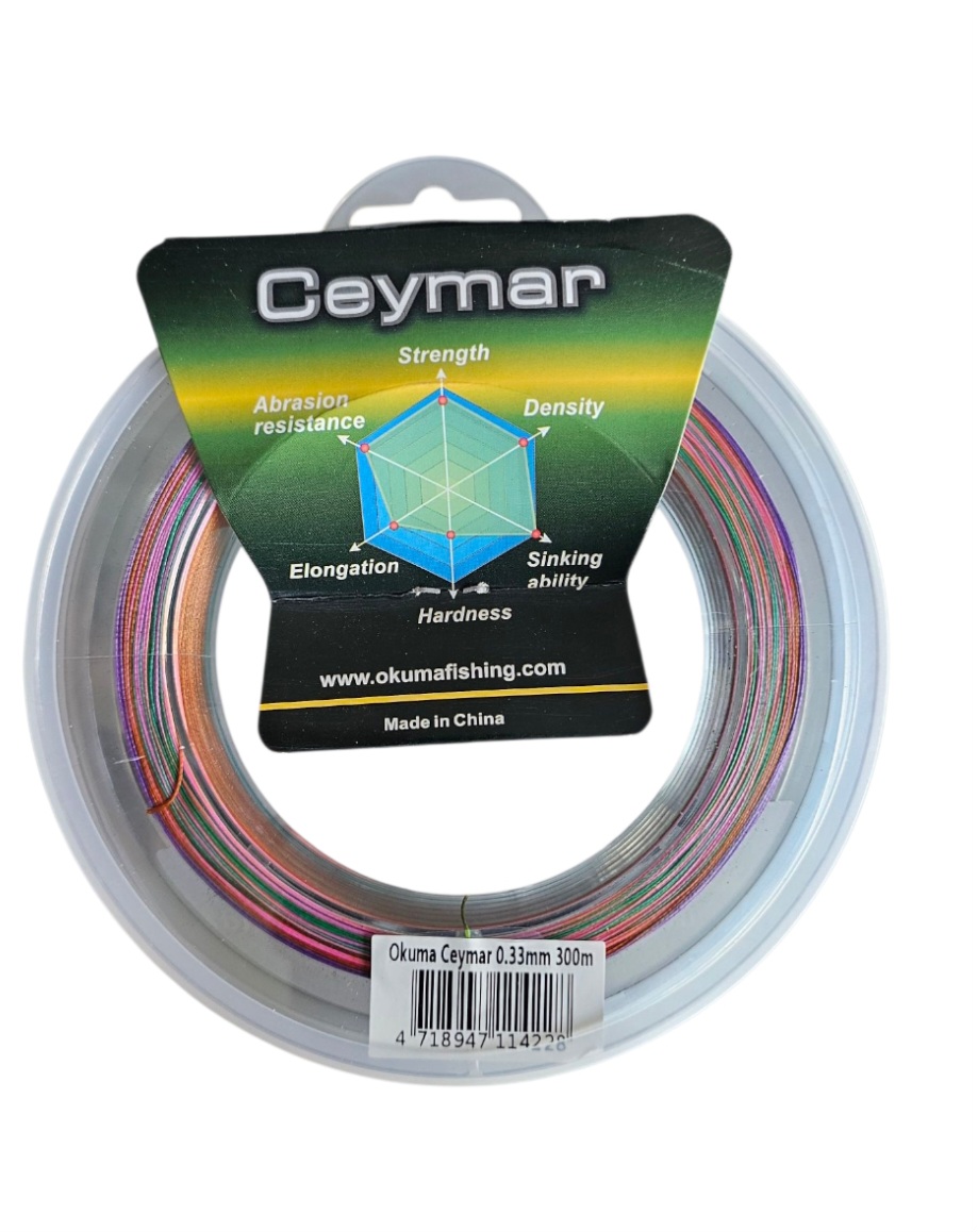 Fil tresse ceymar 0.33mm 300m okuma x8 20.5kg – Image 2
