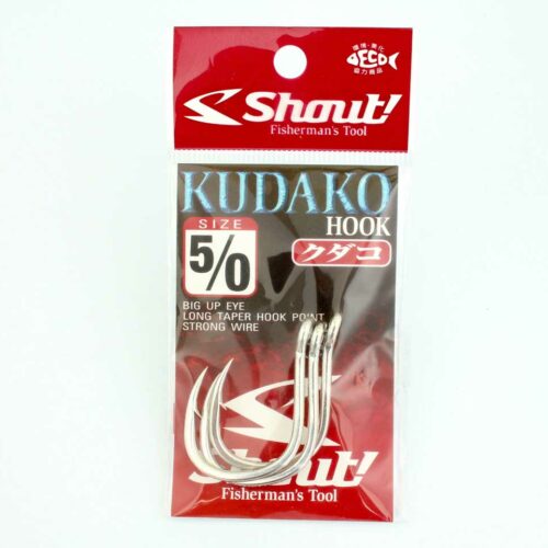 Hameçons shout kudako 5/0 ref 04-KH 3pcs