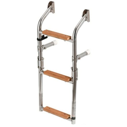 Echelle inox pliable 3 marche