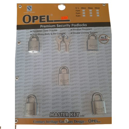 Kit 5 cadnas 30mm YM 5 clés