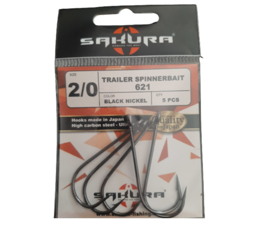 Hameçon Simple Sakura Trailer Spinnerbait 621bn 2/0