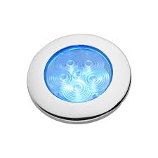 Lumière du plafond inox bleu seaflo