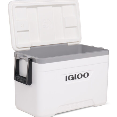 Glacière Igloo Marine Ultra Latitude 25 Qt (23lt)Hard Sided Cooler blanc