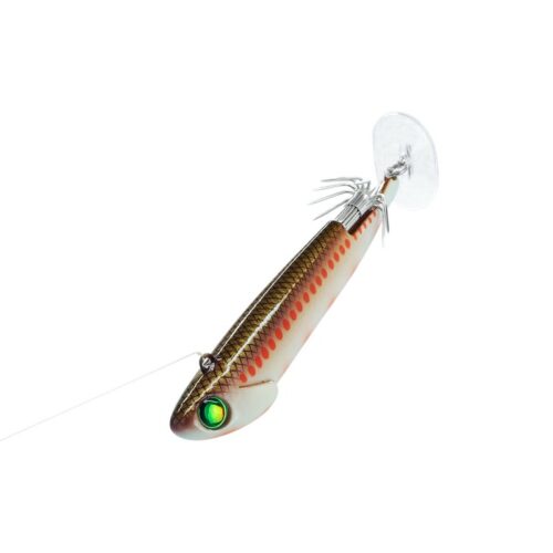 Leurre Fiiish 95MM 15GR Power Tail Squid RED MULLET