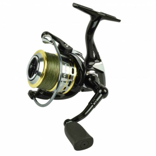 MOULINET SPINNING SAKURA ALENDO 2004 FD + TRESSE VERTE 4X - 100 M - 0.12 MM