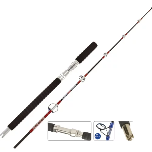 Canne pêche grauvell Traine Jigging Kona kailuku 50 LBS 1.90m