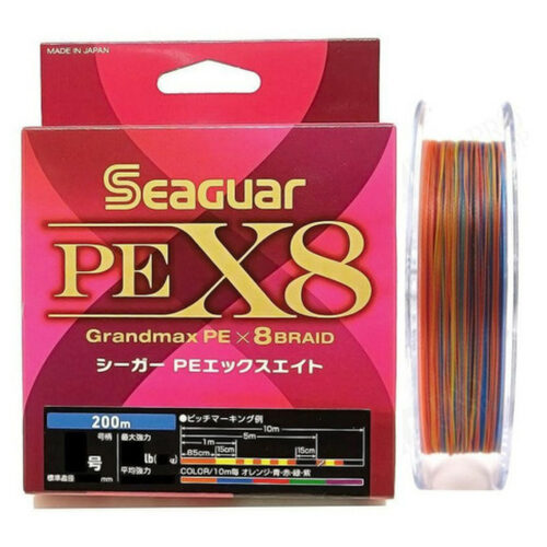 Tresse seaguar grandmax pex8 200m 0.185mm 10.4kg