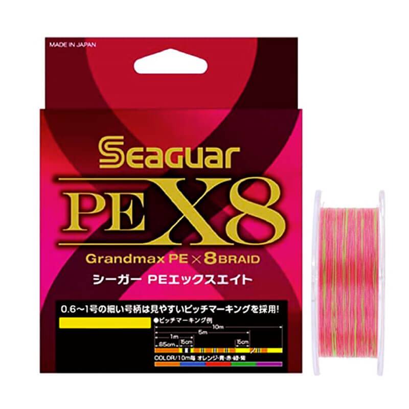 Tresse seaguar grandmax pex8 300m 0.37mm 35.4kg