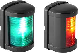Kit feu de navigation led 65*43 noir seaflo