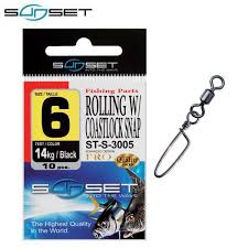 ROLLING W/ COASTLOCK SNAP ST-S-3005 SZ10 8KG 10PCS