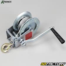 Treuil manuel câble acier 10m 540kg